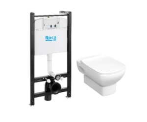Инсталляция Roca Active с унитазом Roca Dama Senso 893104680, сиденье микролифт, комплект Инсталляция Roca Active с унитазом Roca Dama Senso 893104680, сиденье микролифт, комплект