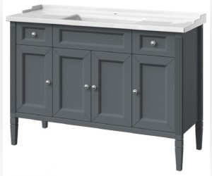 Тумба под раковину Caprigo Aspetto Albion Concept 120 34016, цвет TP-810 графит