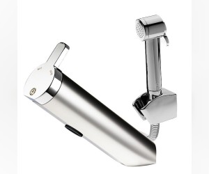 Смеситель Gustavsberg Coloric GB41219151 46 для раковины с гигиеническим душем, цвет серебро