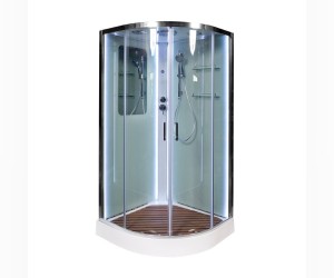 Душевая кабина Deto A 01 100 x 100 см, с крышей, Led