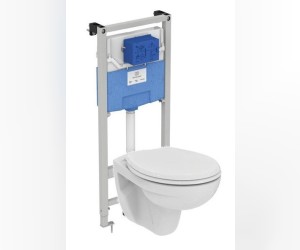 Инсталляция Ideal Standard Prosys Frame 120 M с унитазом Eurovit Rimless K881201, сиденье микролифт, комплект, K881201PT15 Инсталляция Ideal Standard Prosys Frame 120 M с унитазом Eurovit Rimless K881201, сиденье микролифт, комплект, K881201PT15