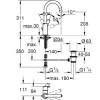 Смеситель Grohe Eurosmart New 23537002 для раковины