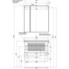Тумба под раковину Aquanet Мадейра 80 00183071