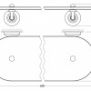 Полка с держателями 3SC Stilmar STI 415 60 см, античное серебро