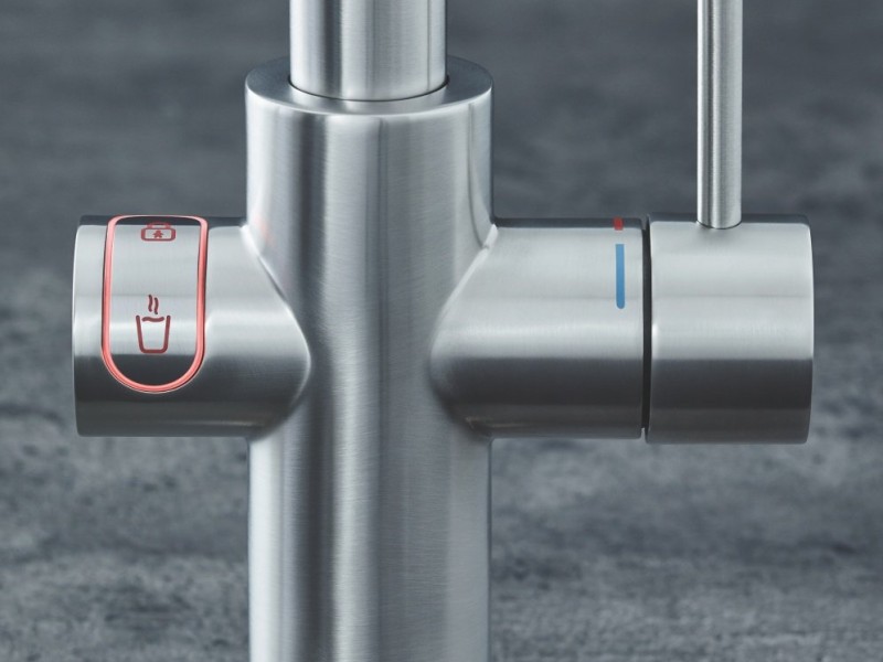 Смеситель Grohe Red II Duo 30325DC1 для кухонной мойки, с водонагревателем