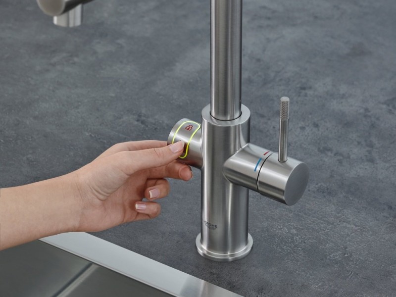 Смеситель Grohe Red II Duo 30325DC1 для кухонной мойки, с водонагревателем