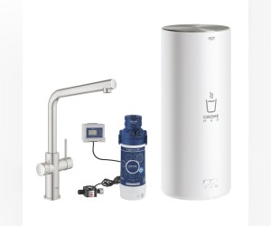 Смеситель Grohe Red II Duo 30325DC1 для кухонной мойки, с водонагревателем