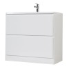 Тумба под раковину BelBagno Albano-800 ALBANO-800-2C-PIA-BL, 80 см, цвет Bianco Lucido
