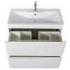 Тумба под раковину BelBagno Albano-800 ALBANO-800-2C-PIA-BL, 80 см, цвет Bianco Lucido