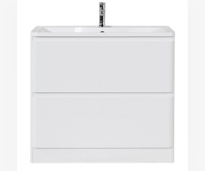 Тумба под раковину BelBagno Albano-800 ALBANO-800-2C-PIA-BL, 80 см, цвет Bianco Lucido