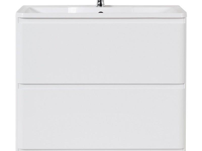 Тумба под раковину BelBagno Albano-800 ALBANO-800-2C-PIA-BL, 80 см, цвет Bianco Lucido