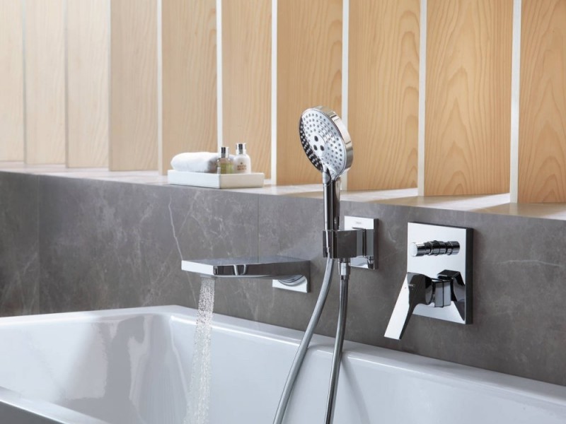 Смеситель Hansgrohe Metropol для ванны, белый матовый, 32546700