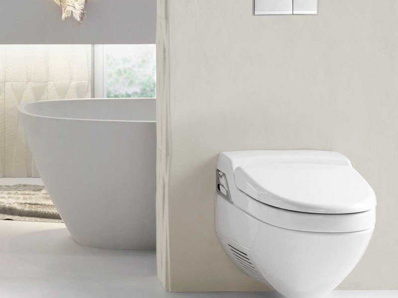 Электронный унитаз Geberit AquaClean 8000 plus 180.100.11.1 подвесной с функцией биде