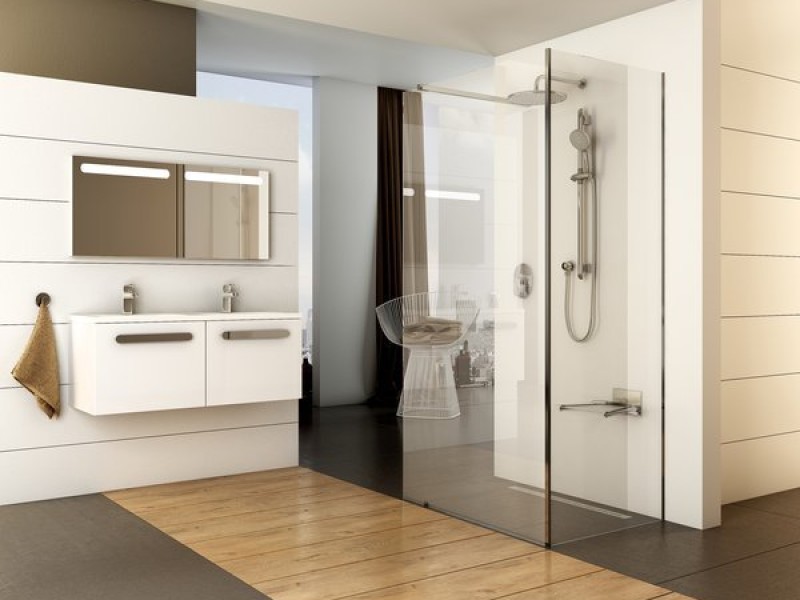 Душевой уголок Ravak Walk-In Corner 120 x 90 см, блестящий/транспарент, GW1CG7C00Z1