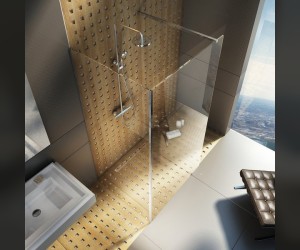 Душевой уголок Ravak Walk-In Corner 120 x 90 см, блестящий/транспарент, GW1CG7C00Z1