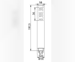 Ручной душ Bandini Stel 38614400