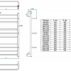 Полотенцесушитель водяной Grota Vista 53 x 120 см, ширина 53 см, высота 120 см, крашеный белый