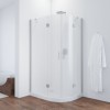 Душевой уголок Vegas Glass AFS-F, 120 x 100 x 190 см, профиль матовый хром, стекло сатин