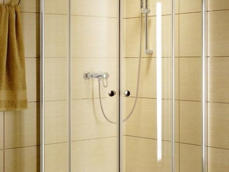 Душевой уголок Radaway Classic A, 90 х 90 x 170 см, стекло коричневое, профиль белый, 30001-04-08