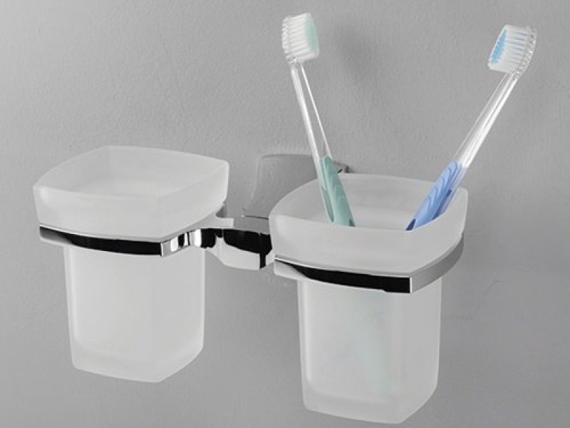 Стакан с держателем WasserKRAFT Wern 2528D, двойной