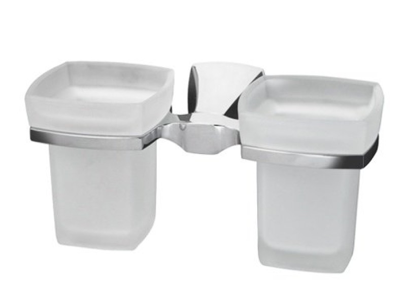 Стакан с держателем WasserKRAFT Wern 2528D, двойной