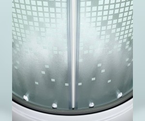 Душевая кабина Deto L 909 с электрикой 90 x 90 см, с крышей