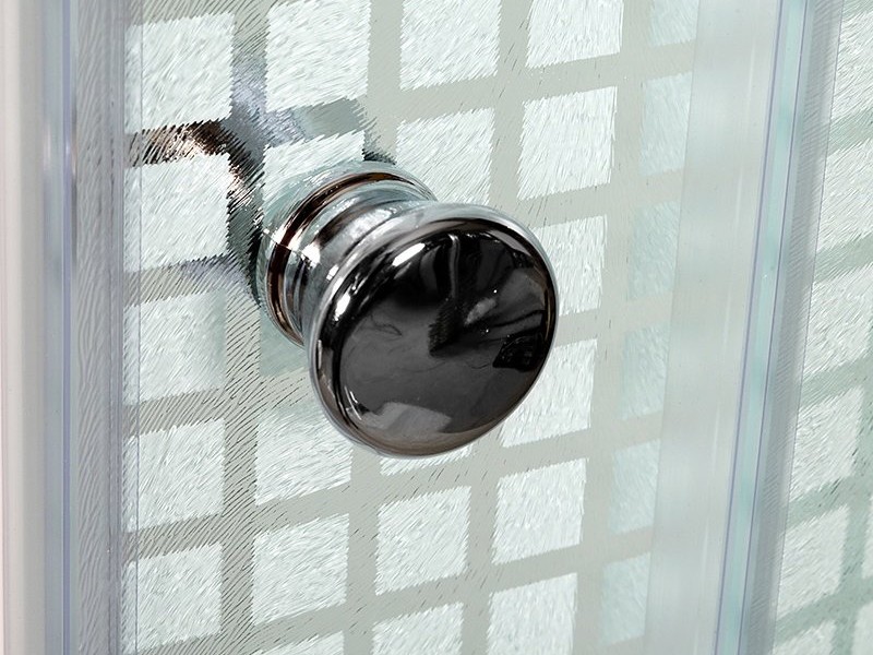 Душевая кабина Deto L 909 с электрикой 90 x 90 см, с крышей