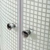 Душевая кабина Deto L 909 с электрикой 90 x 90 см, с крышей