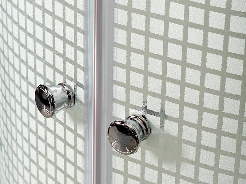 Душевая кабина Deto L 909 с электрикой 90 x 90 см, с крышей