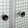 Душевая кабина Deto L 909 с электрикой 90 x 90 см, с крышей