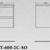 Тумба под раковину BelBagno Kraft KRAFT-600-2C-SO-PB, подвесная