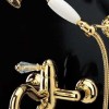 Смеситель Bandini Antico 855620KK00 для ванны/душа, золото/ручка керамическая Antico