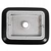 Раковина Aquanet Soul-1-MB 50 x 40 x 13.5 см, накладная, черный, 245833