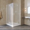 Душевой уголок Vegas Glass AFA-F Lux, 120 x 90 x 199.5 см, профиль белый, стекло сатин