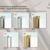 Душевой уголок Vegas Glass GPS-Fis Lux, 90 x 80 x 199.5 см, профиль бронза, стекло ретро, GPS-Fis Lux 90*80 05 R04