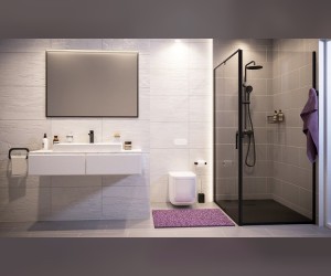 Душевой уголок WasserKRAFT 74P07, прямоугольный, 90 см