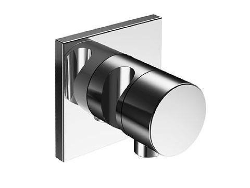Переключатель потоков Keuco IXMO 59556 010202 на 2 потребителя, квадратная, с выводом для шланга и держателем лейки
