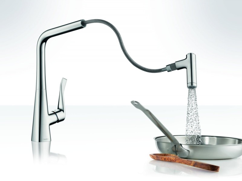 Смеситель Hansgrohe Talis Select S 220 72822800 для кухонной мойки, сталь