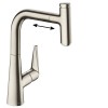 Смеситель Hansgrohe Talis Select S 220 72822800 для кухонной мойки, сталь