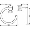 Полотенцедержатель Hansgrohe Logis Universal 41724000 кольцо, 20.7 см, хром