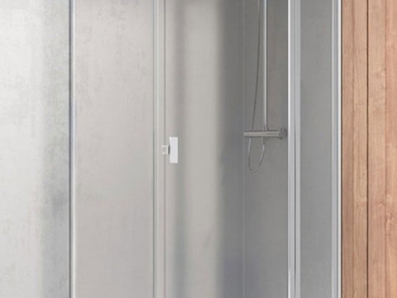 Душевой уголок Radaway Nes KDJ II, 100 x 100 см, правая дверь, стекло прозрачное, профиль хром