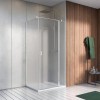 Душевой уголок Radaway Nes KDJ II, 100 x 100 см, правая дверь, стекло прозрачное, профиль хром