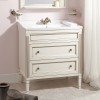 Тумба под раковину Caprigo Albion promo 80 33315, 2 ящика, цвет B-002 bianco antico