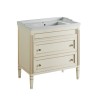 Тумба под раковину Caprigo Albion promo 80 33315, 2 ящика, цвет B-002 bianco antico