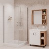 Душевой уголок Niagara Nova 90 х 90 см, профиль хром, стекло прозрачное, NG-6603-08