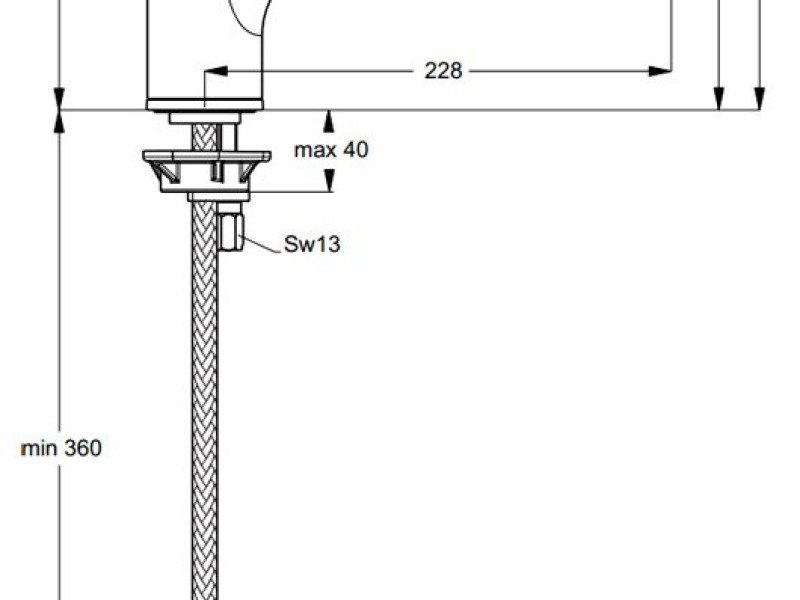 Смеситель Ideal Standard Connect Blue B9931AA для кухни