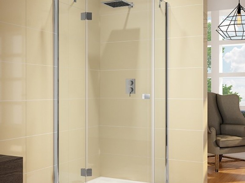 Душевое ограждение пятиугольное Riho Polar P301 85 x 85 см