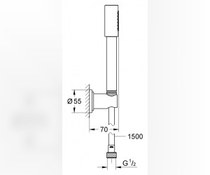 Душевой гарнитур Grohe Sena 28348000