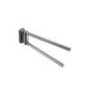 Двойной полотенцедержатель Colombo LUNA B0113, 25 см, хром