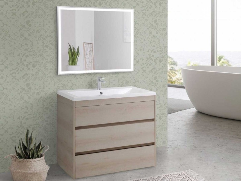 Тумба под раковину Art&Max Family-580-3C-PIA-PB, 58 x 47 x 84.5 см напольная, бежевый (Pino Bianco)